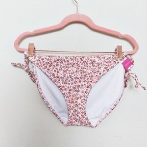 Xhilaration Floral Print Side Tie Bikini Bottom Size XL